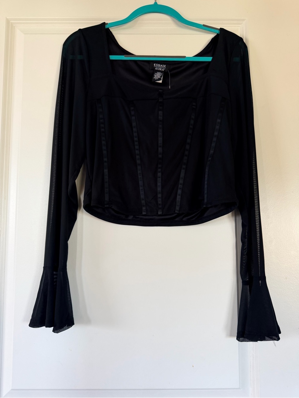 WOMENS NWT Cosmic Aura Mesh Long Sleeve
